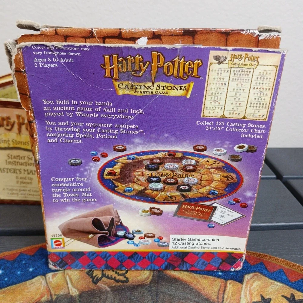 Vintage Harry Potter Casting Stones Starter Game Mattel‎ Collectibles Vtg ZB